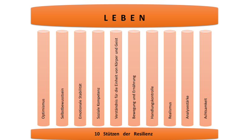 10 stützen der Resilienz